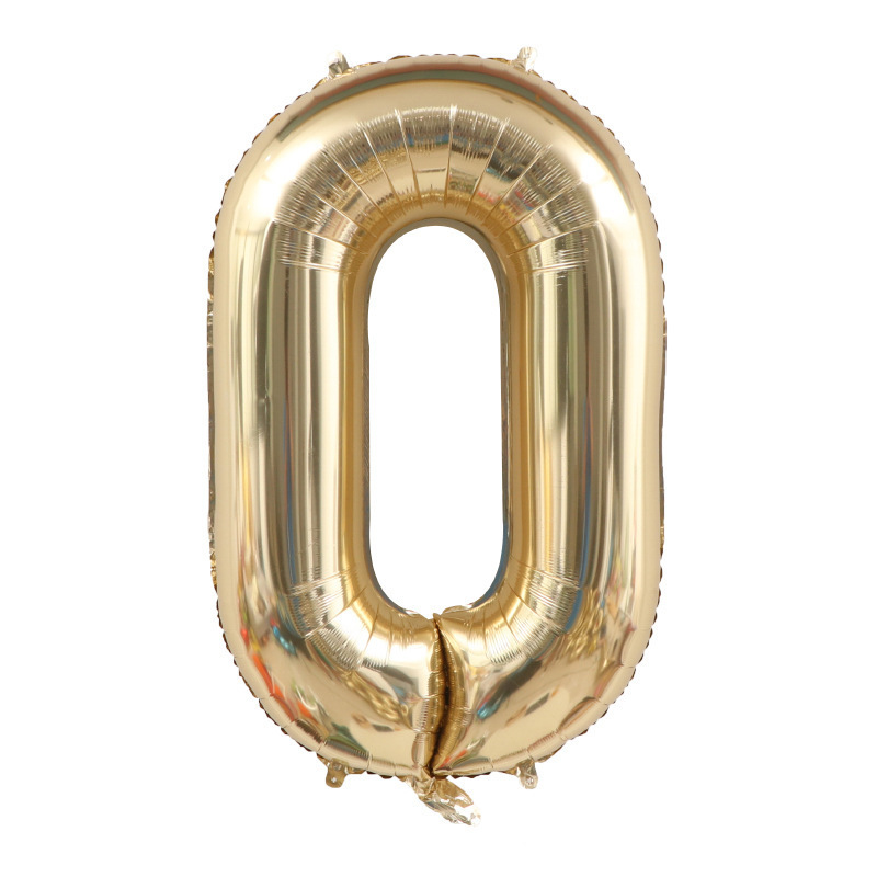 40 inch Gold Number 0