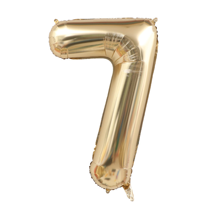 40 inch Gold Number 7