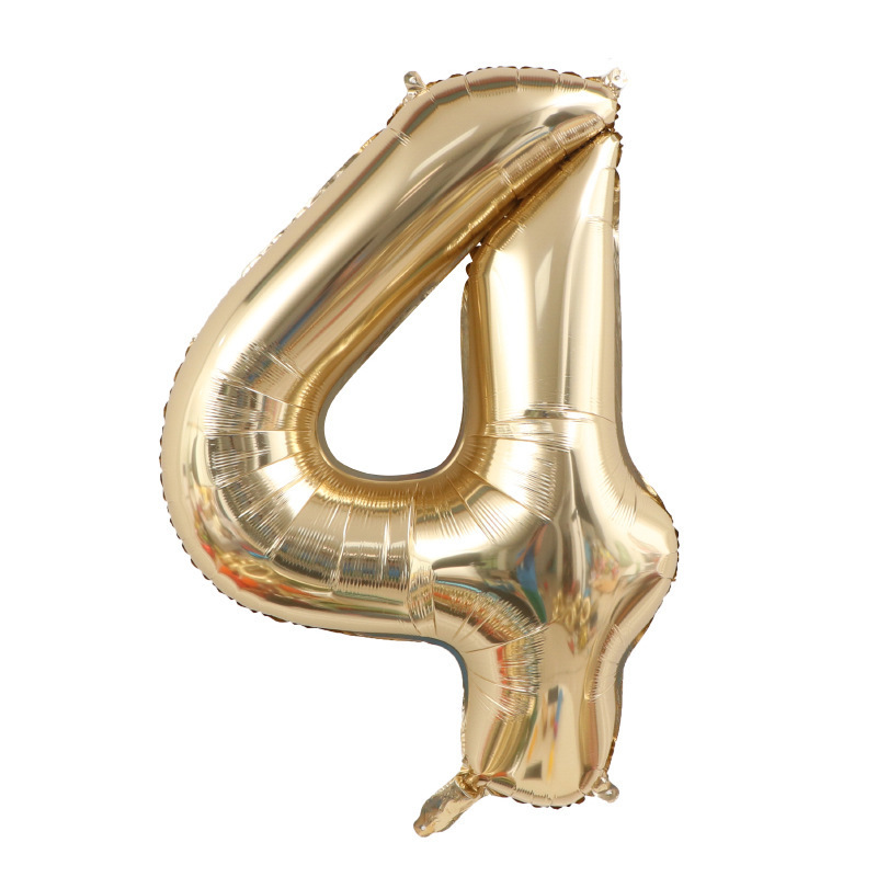 40 inch Gold Number 4