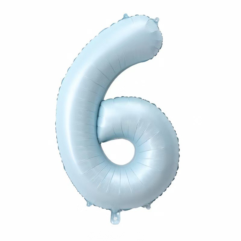 40 inch Blue Number 6