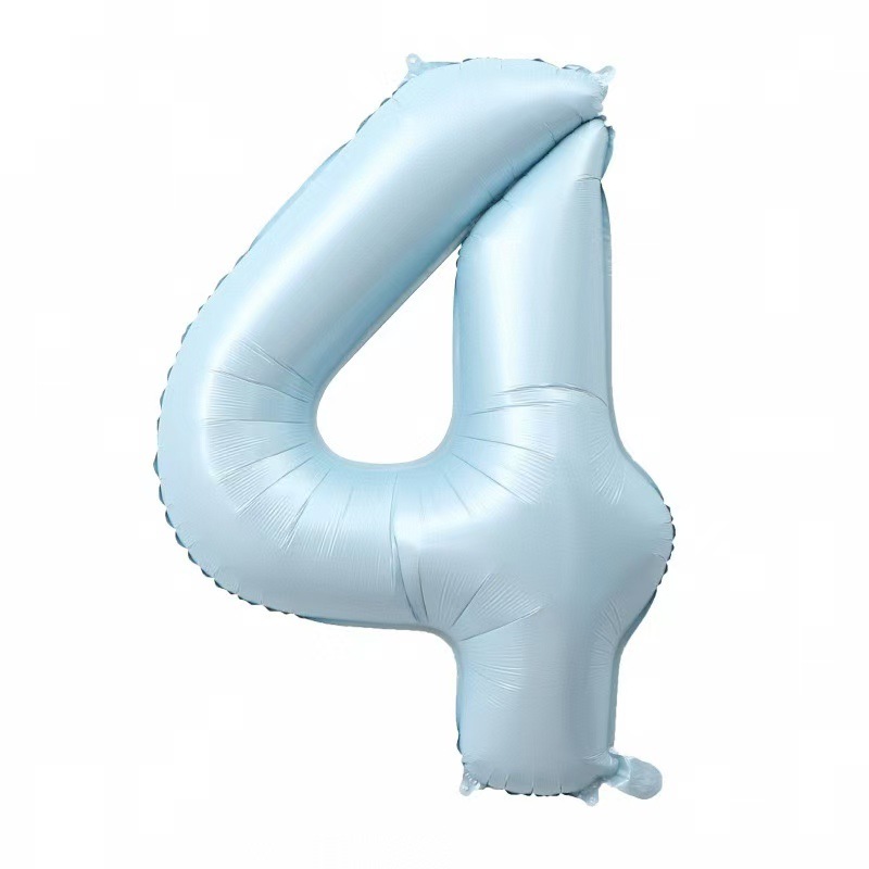 40 inch Blue Number 4