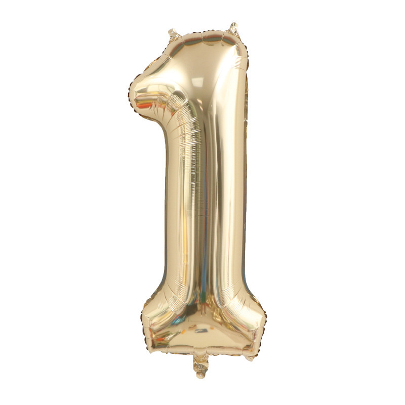 40 inch Gold Number 1