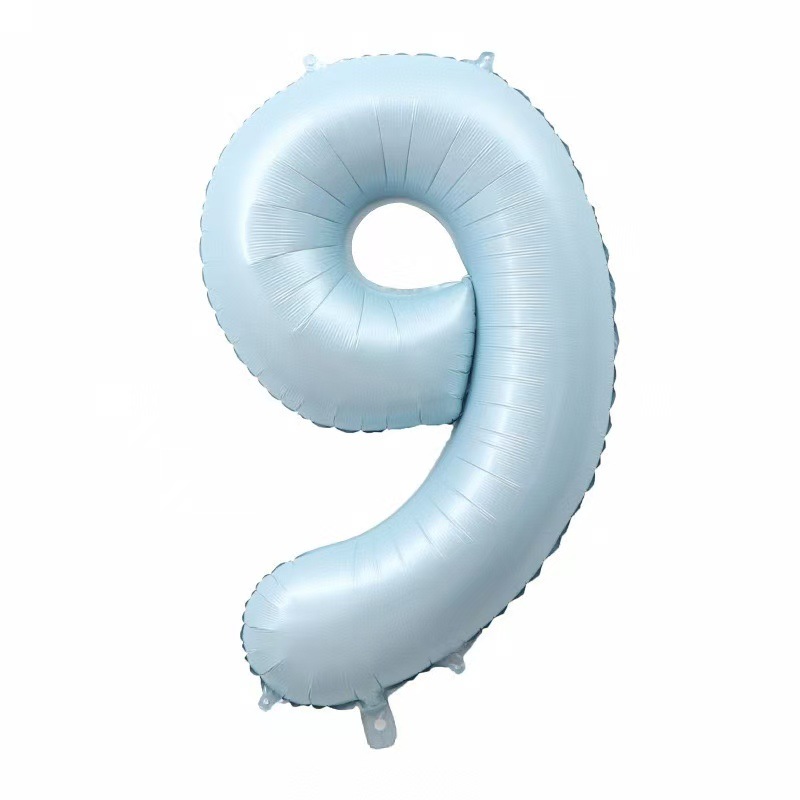 40 inch Blue Number 9