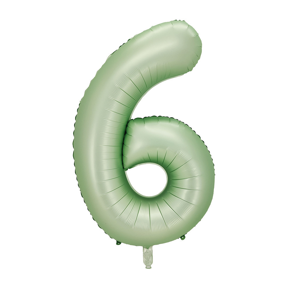 40 inch Green Number 6