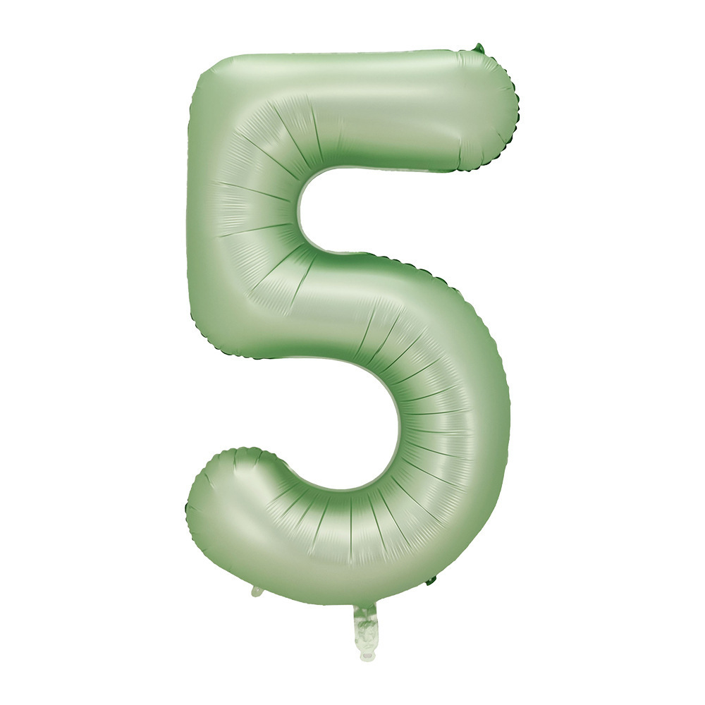 40 inch Green Number 5