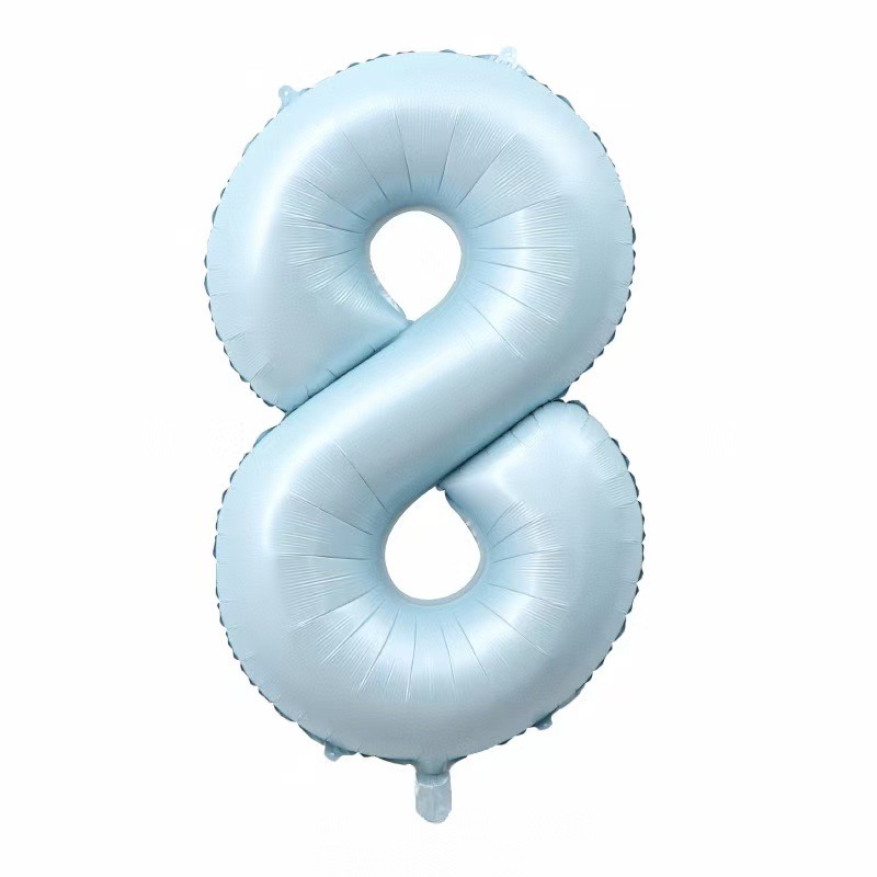 40 inch Blue Number 8